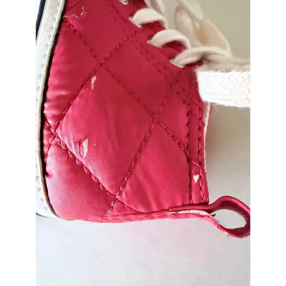 Converse baby red chuck Taylor all star crib shoes size 3 soft sole unisex